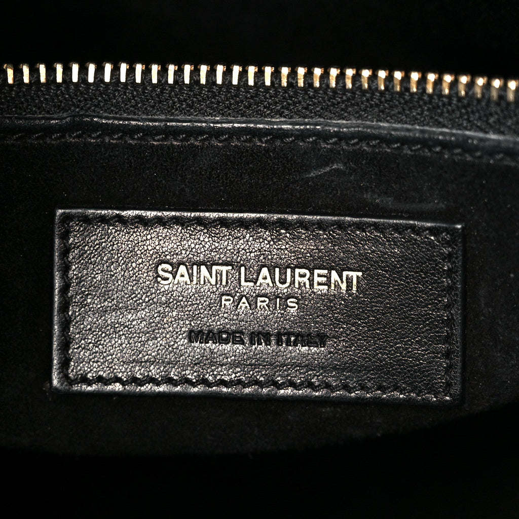 Calfskin Small Sac De Jour Black