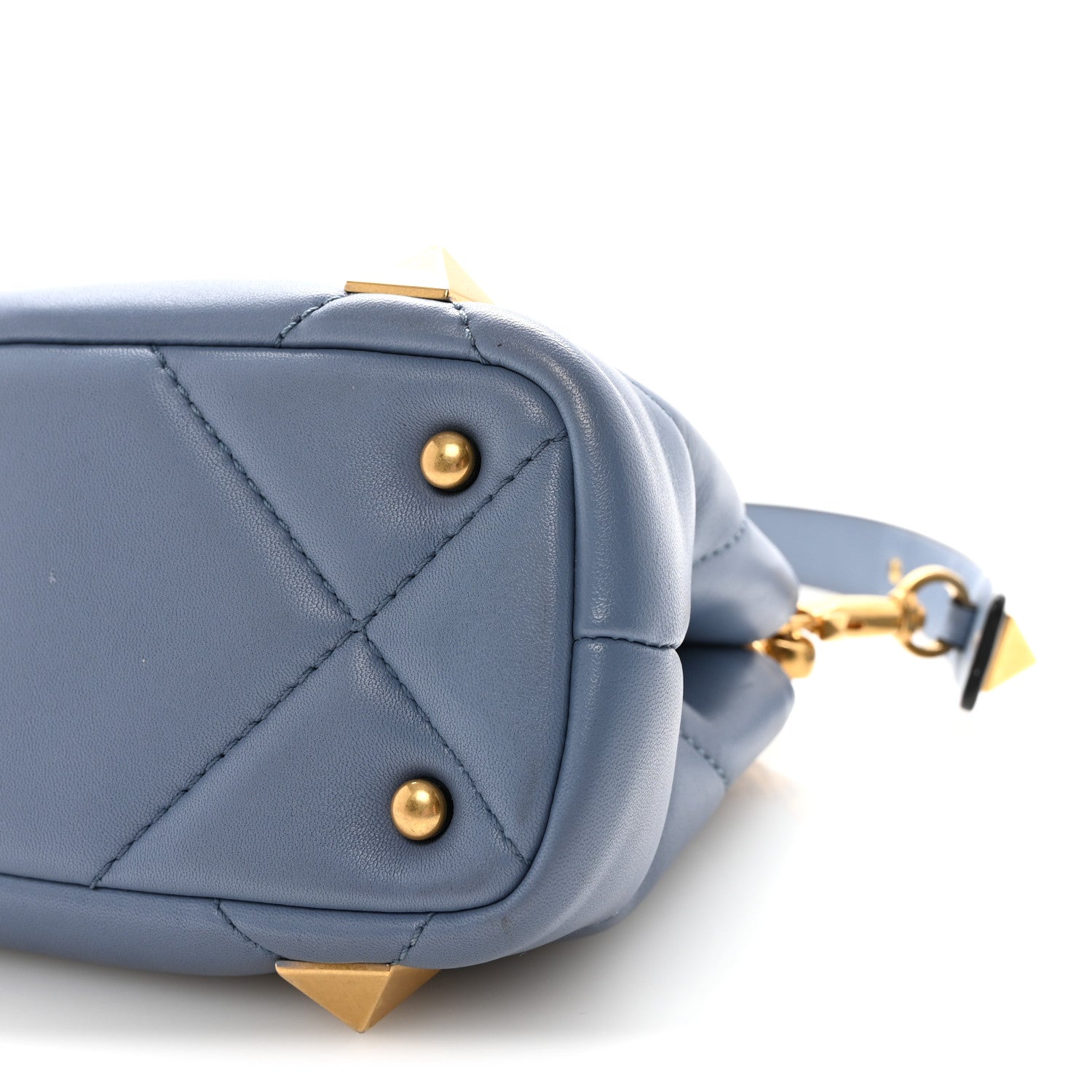 Nappa Mini Roman Stud The Handle Bag Niagara