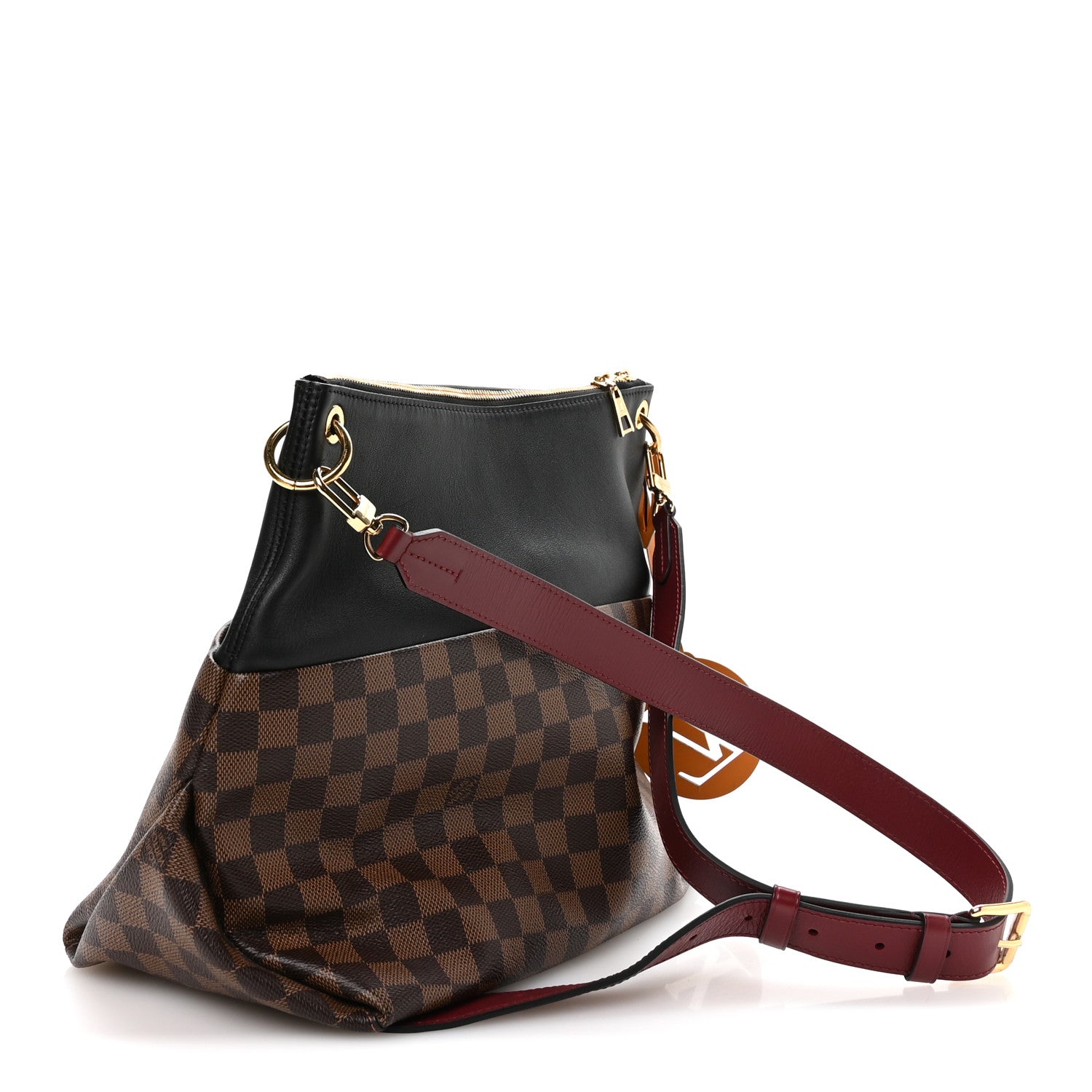 Damier Ebene Calfskin Maida Black