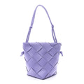 Nappa Maxi Intrecciato Clasp Bucket Bag Wisteria