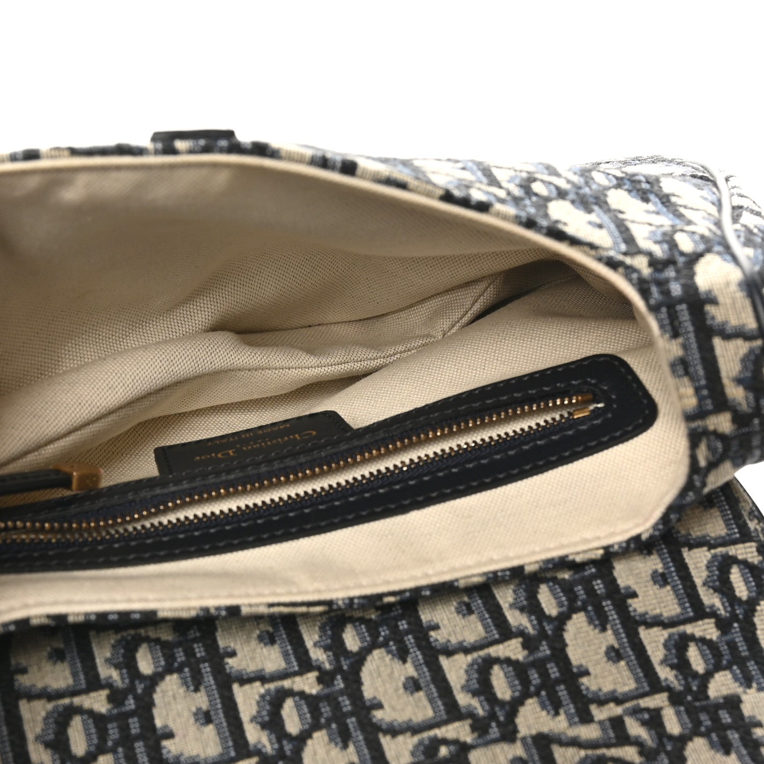 Oblique Saddle Bag Blue