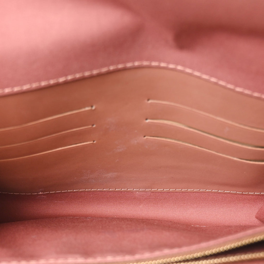Patent Louise New Sobe Clutch Rose Velours