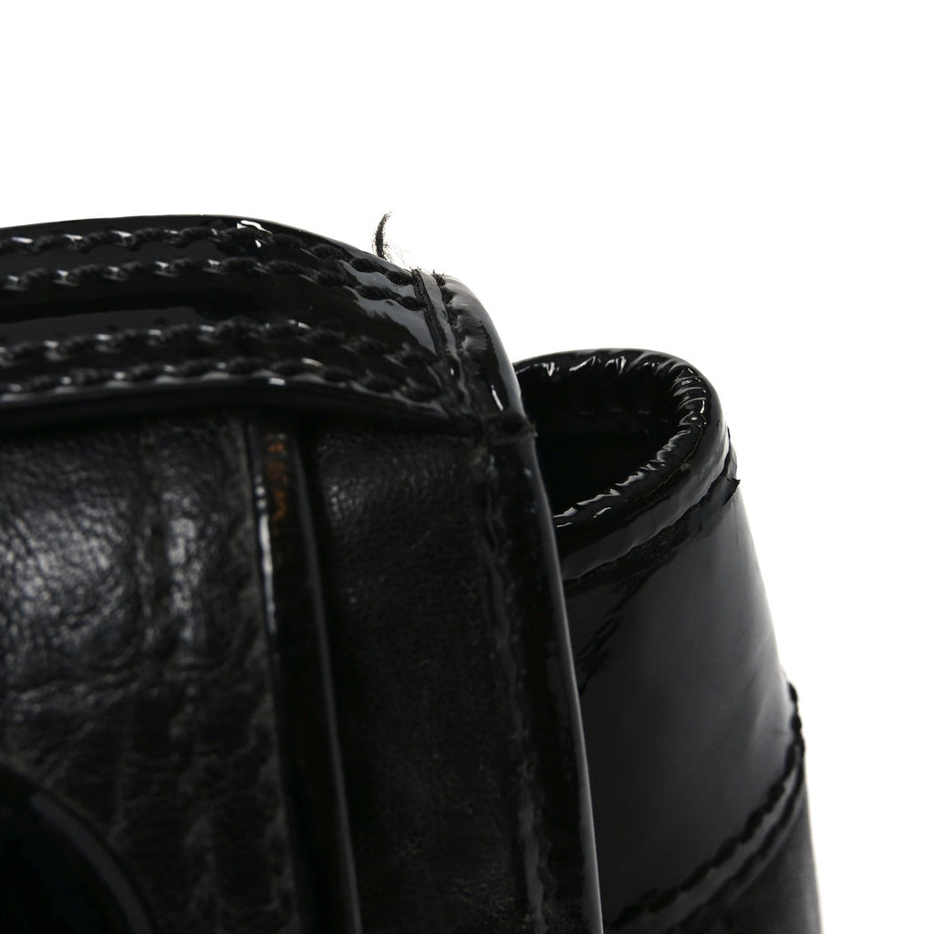 Nappa Patent B Bag Black