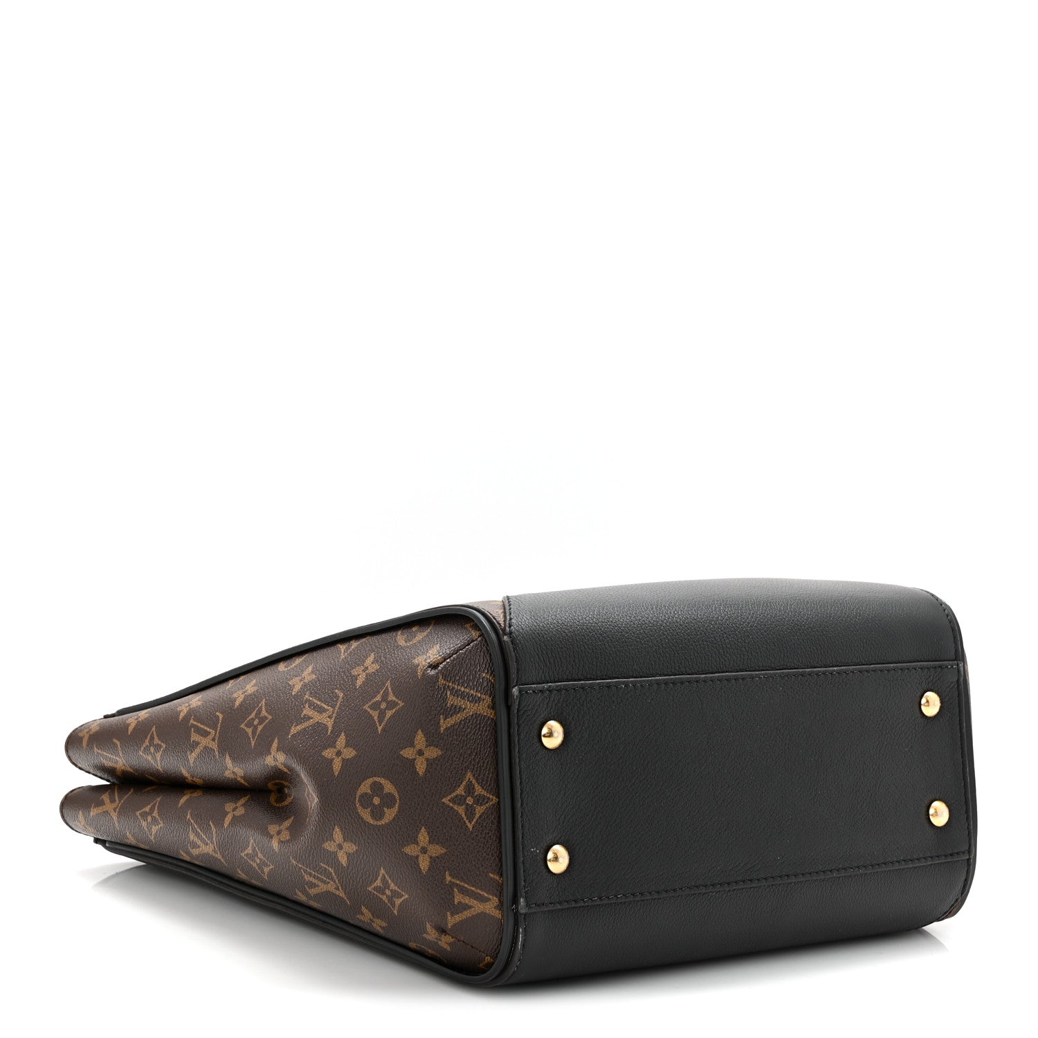 Calfskin Monogram Kimono Tote  Black