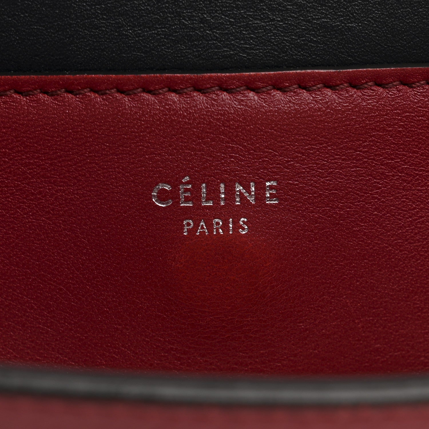 Shiny Smooth Calfskin Medium Frame Shoulder Bag Red Navy
