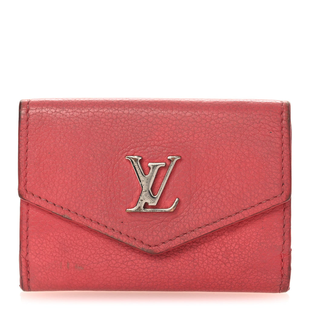 Calfskin Lockmini Wallet Hot Pink