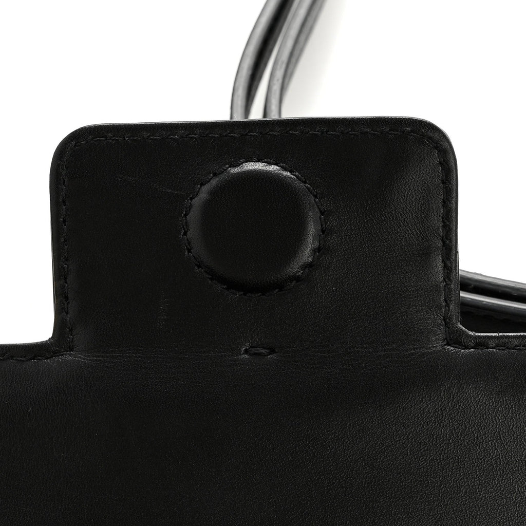 Calfskin Small Vlogo Chain Shoulder Bag Black