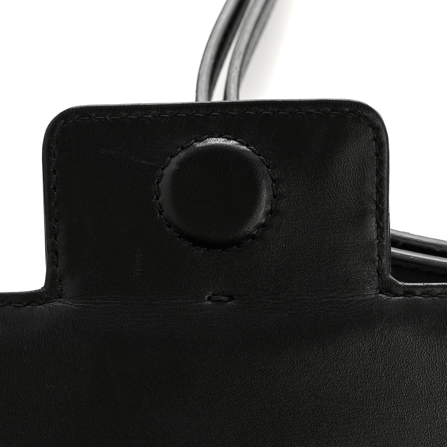 Calfskin Small Vlogo Chain Shoulder Bag Black