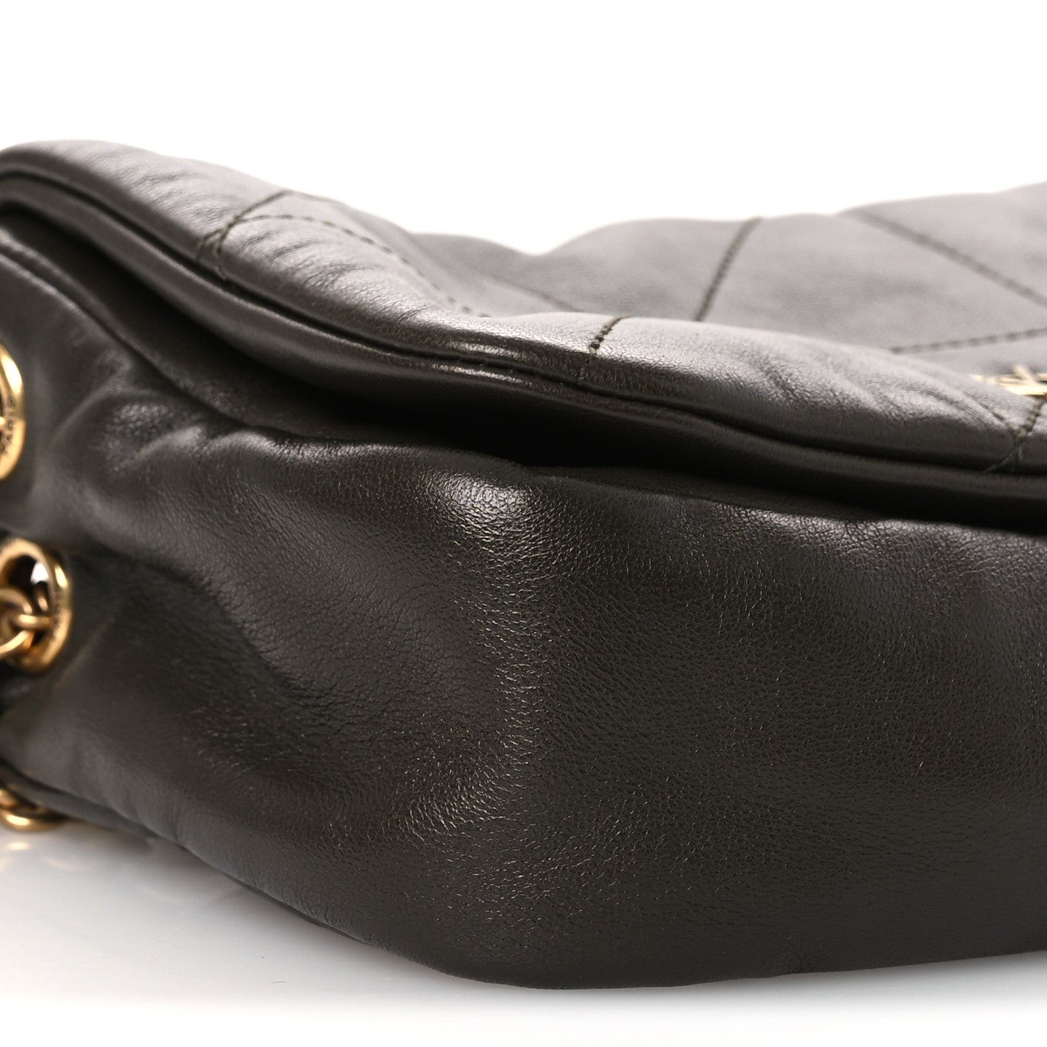 Lambskin Matelasse Monogram Small Jamie 4.3 Light Musk