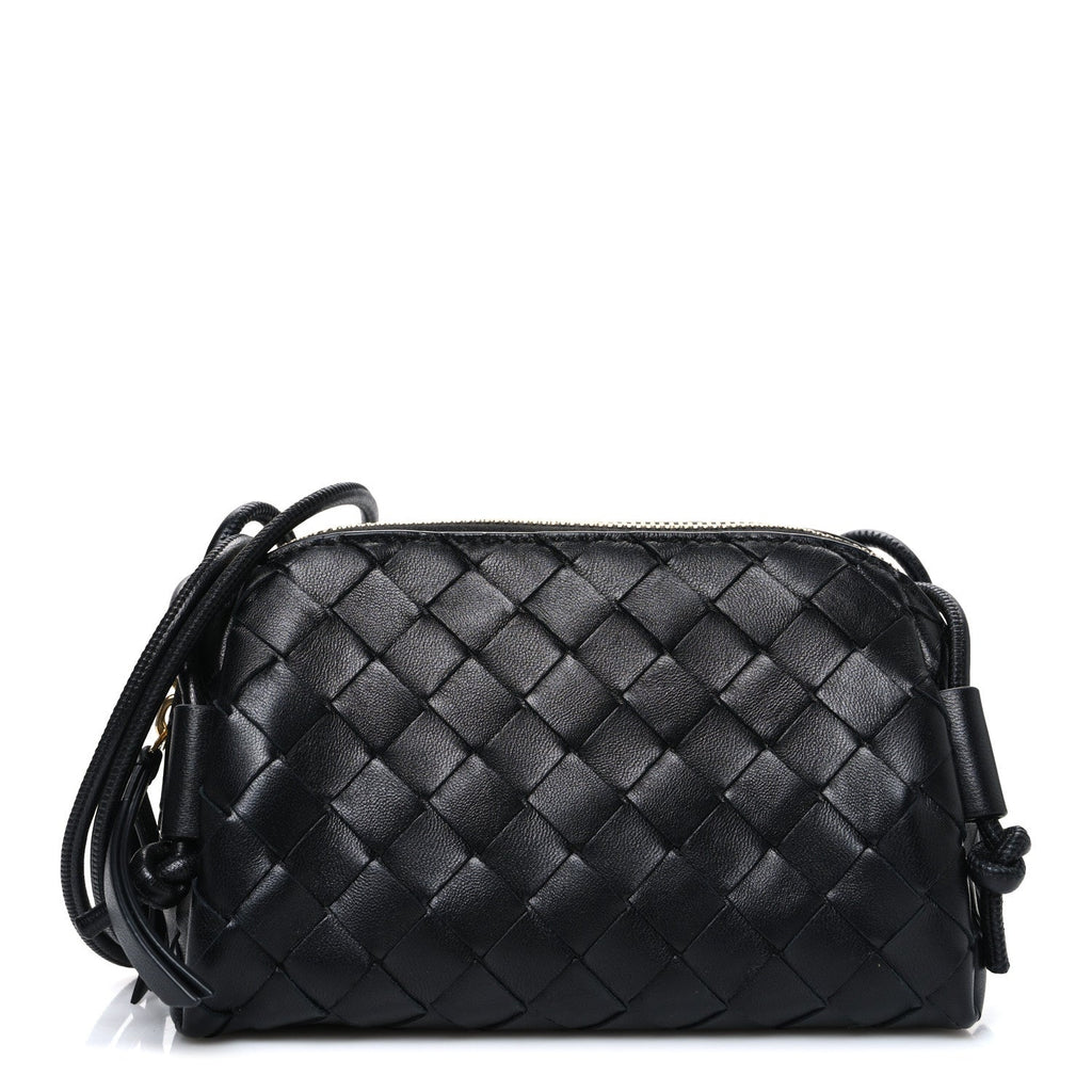 Nappa Intrecciato Concert Pouch Black