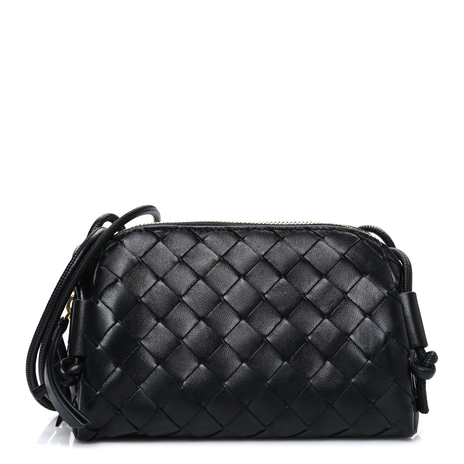 Nappa Intrecciato Concert Pouch Black