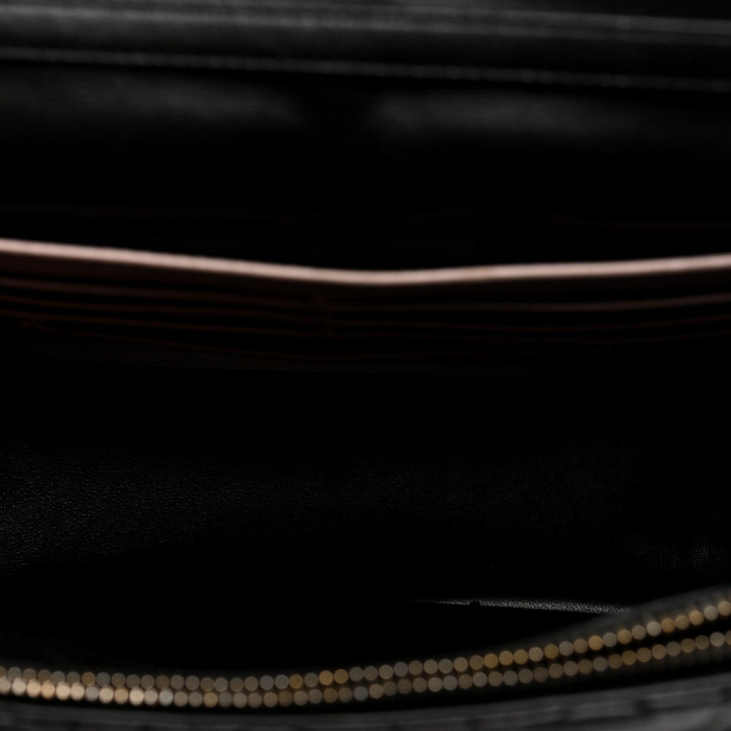 Lambskin Cannage Medium Miss Dior Flap Black