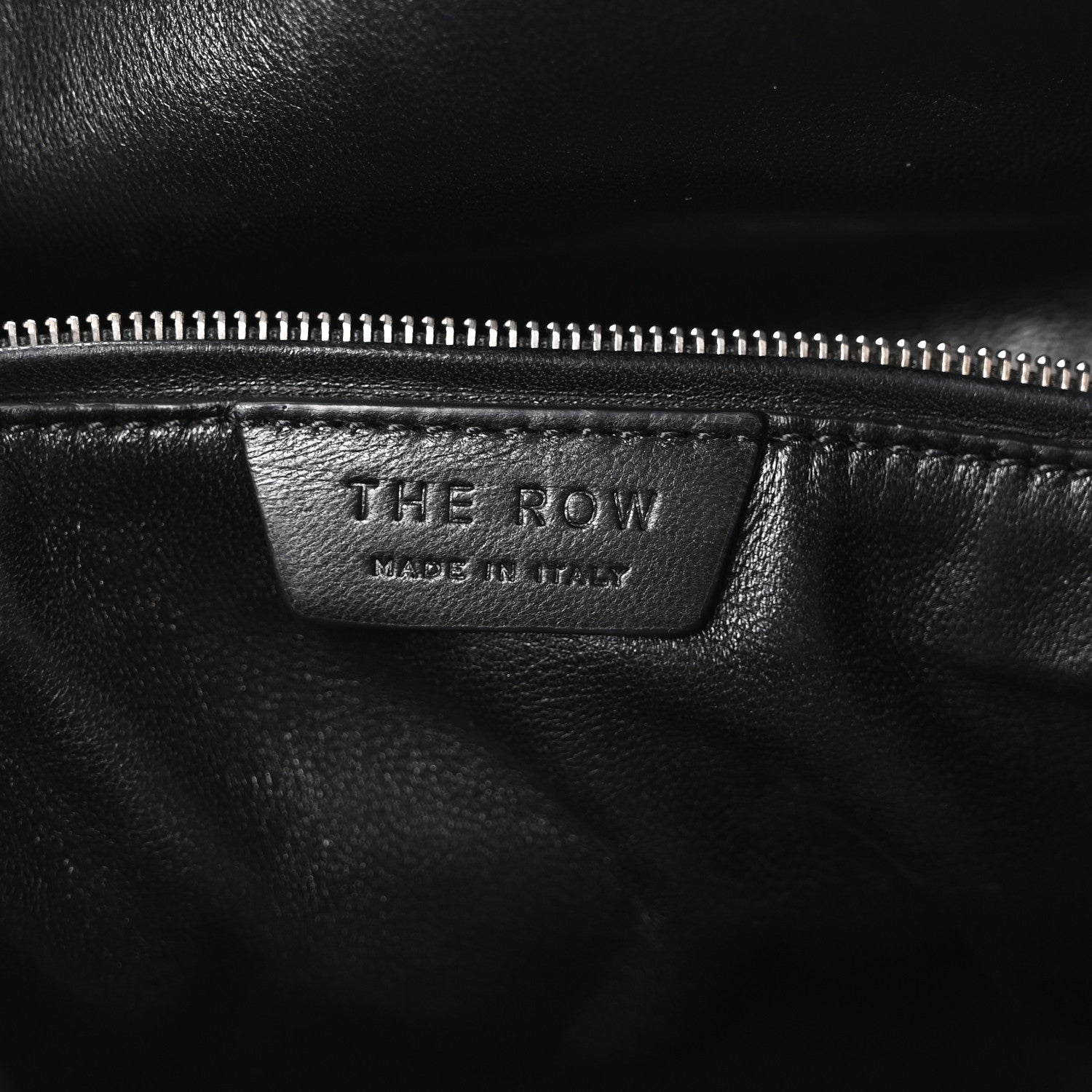 Grained Calfskin Large N/S Park Tote Black
