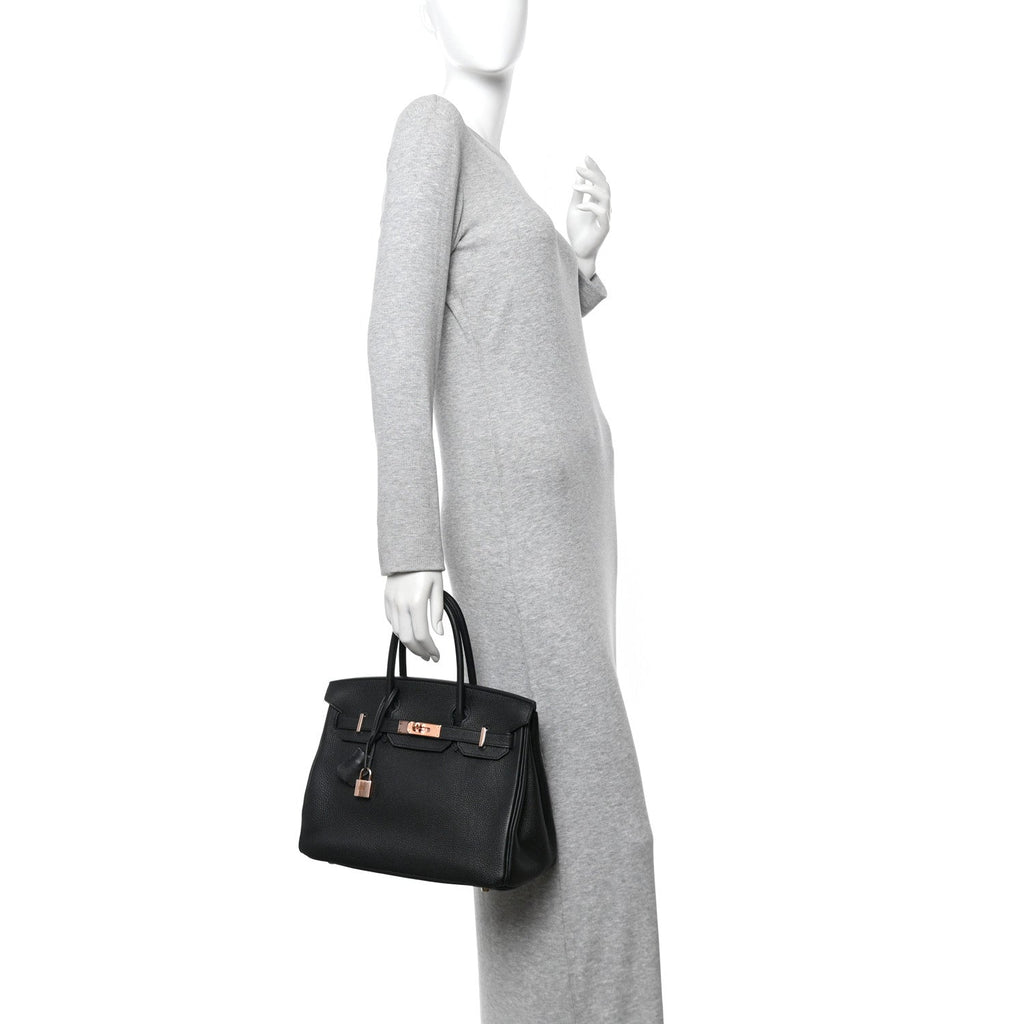 Togo Birkin 30 Black