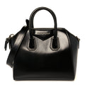 Shiny Lord Calfskin Mini Antigona Black