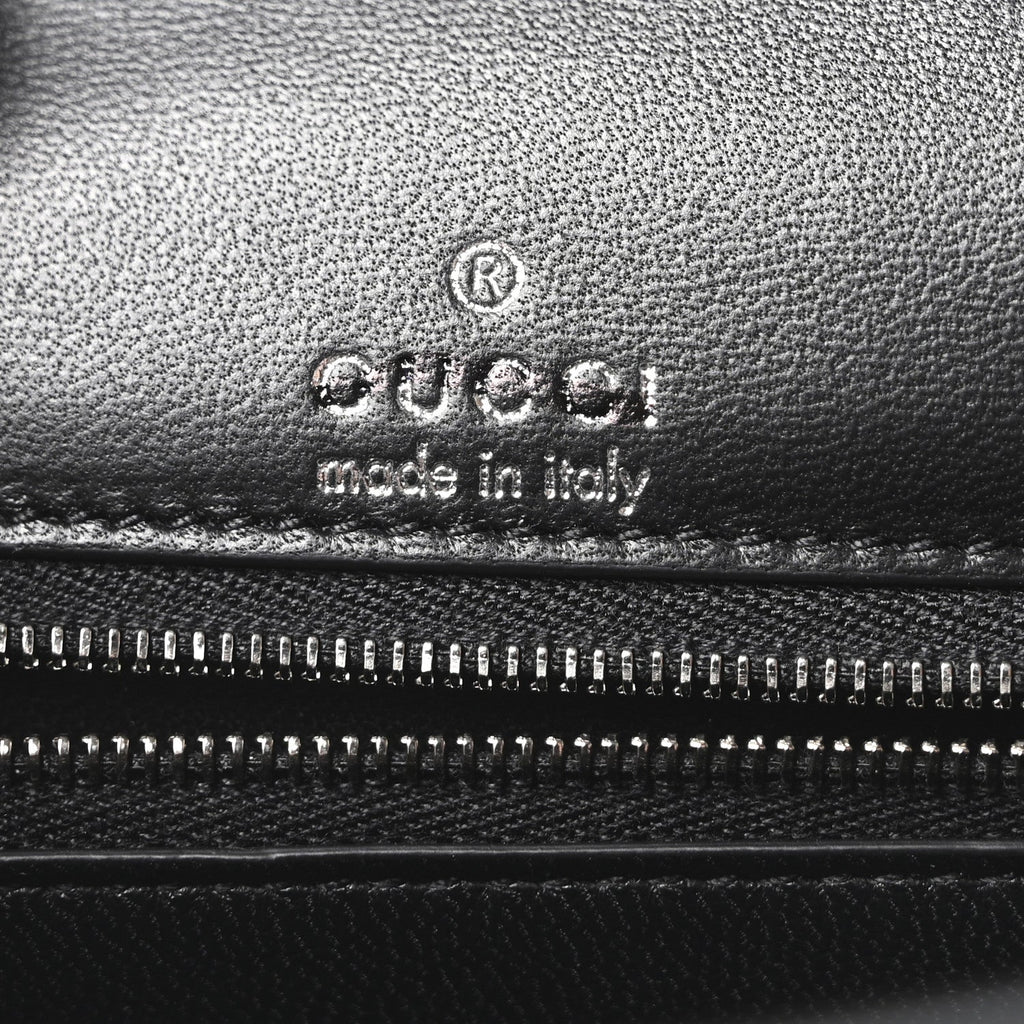 X GUCCI Canvas Boarded Plutone Calfskin Flora Logo Print Small Hourglass Top Handle Bag White Multicolor Black