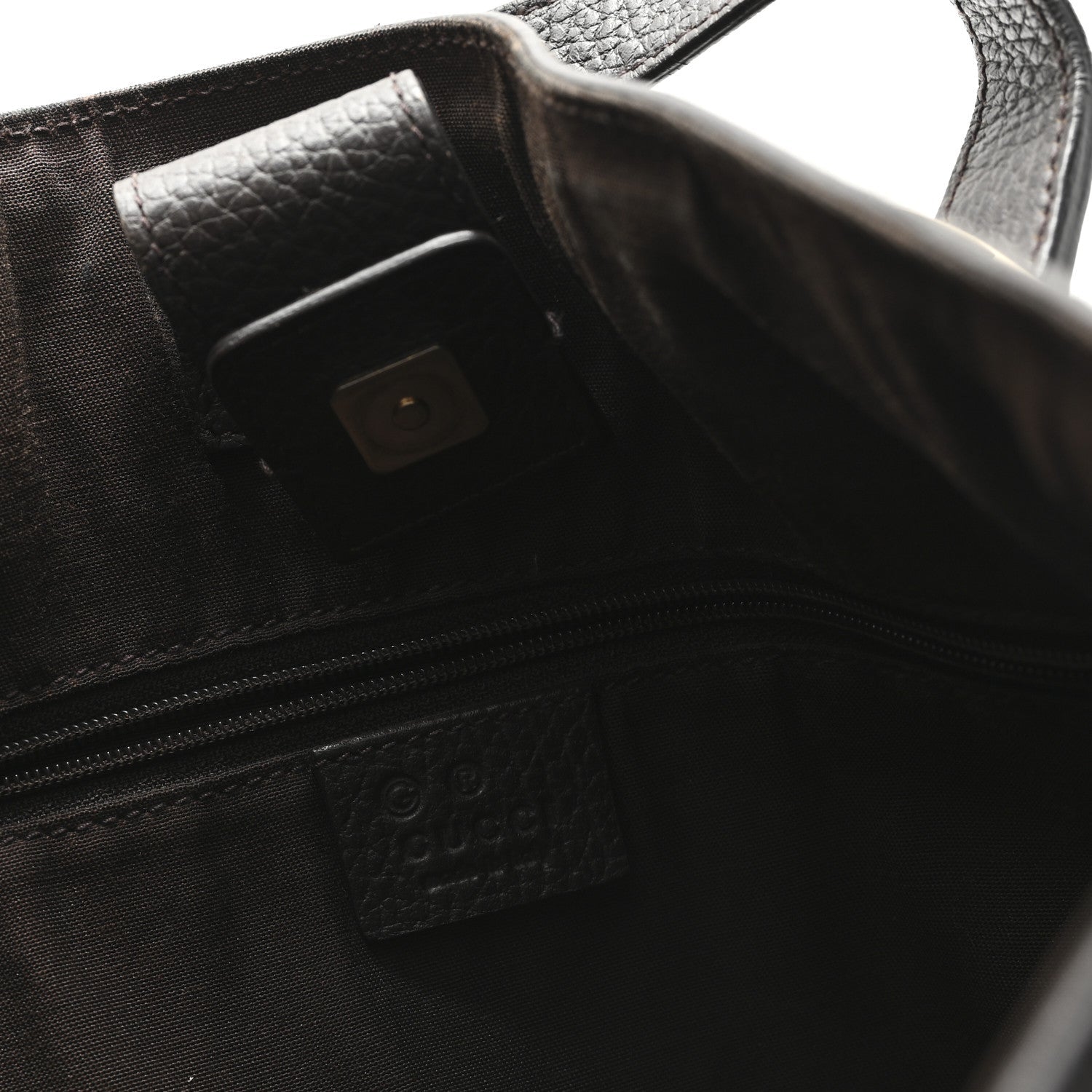 Monogram Medium Abbey Convertible Tote Dark Brown