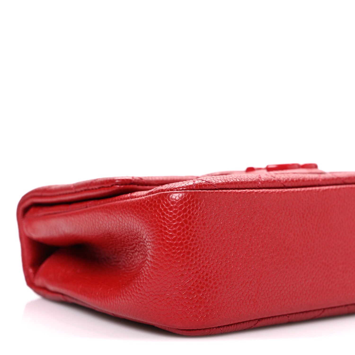 Caviar Quilted Mini Incognito Square Flap Red