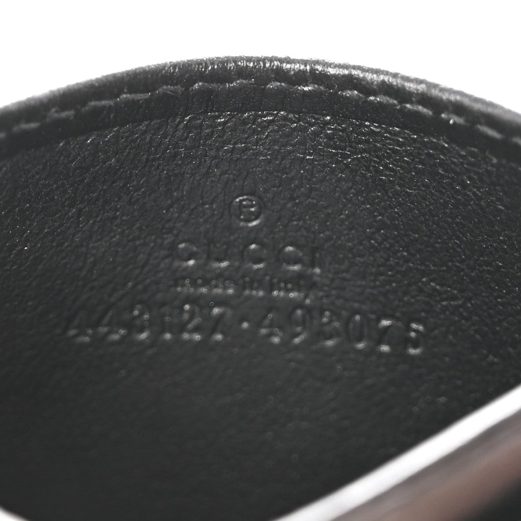 Calfskin Matelasse GG Marmont  Holder Black