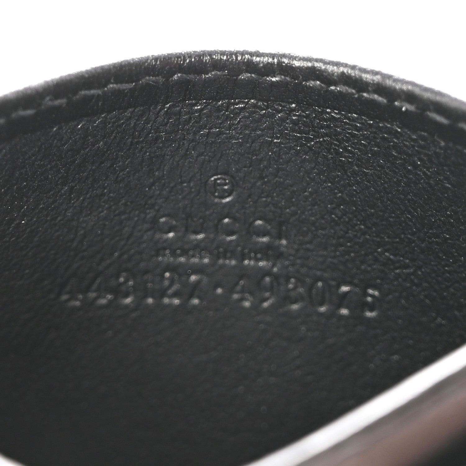 Calfskin Matelasse GG Marmont  Holder Black