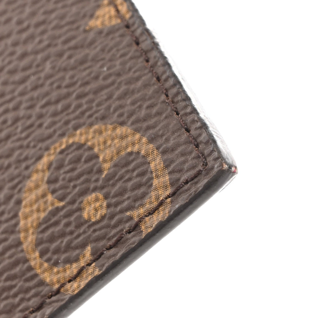 Monogram Felicie Chain Wallet Zippered Insert Fuchsia