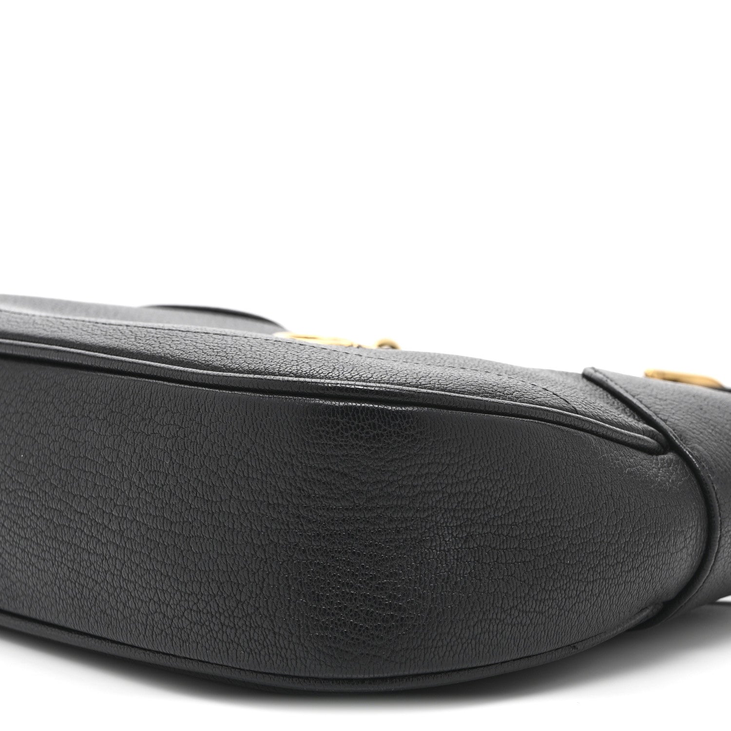 Goatskin Small Aphrodite Shoulder Bag Black