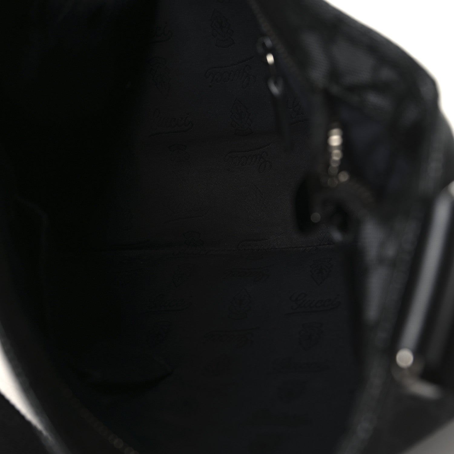 Imprime Monogram Medium Flat Messenger Bag Black