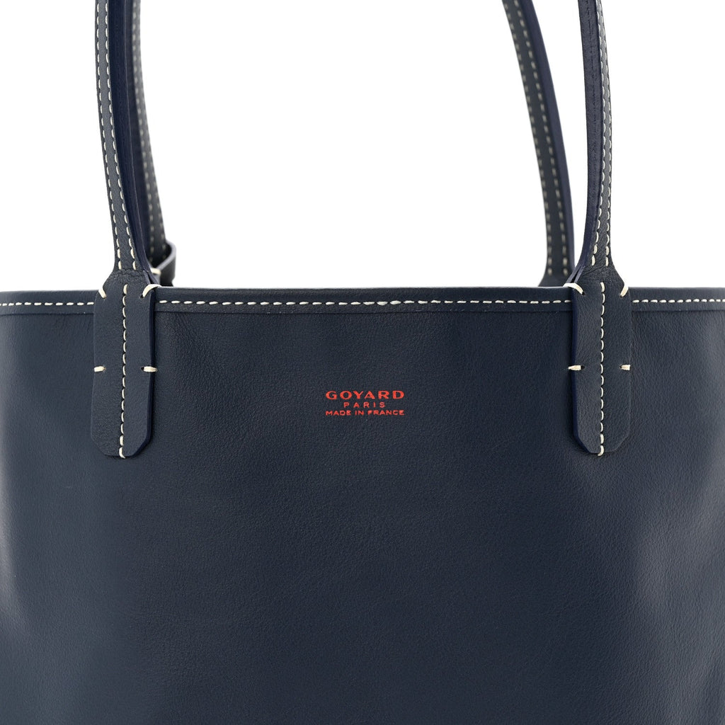 Goyardine Reversible Mini Anjou Navy