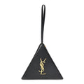 Lambskin Pyramid Clutch Black