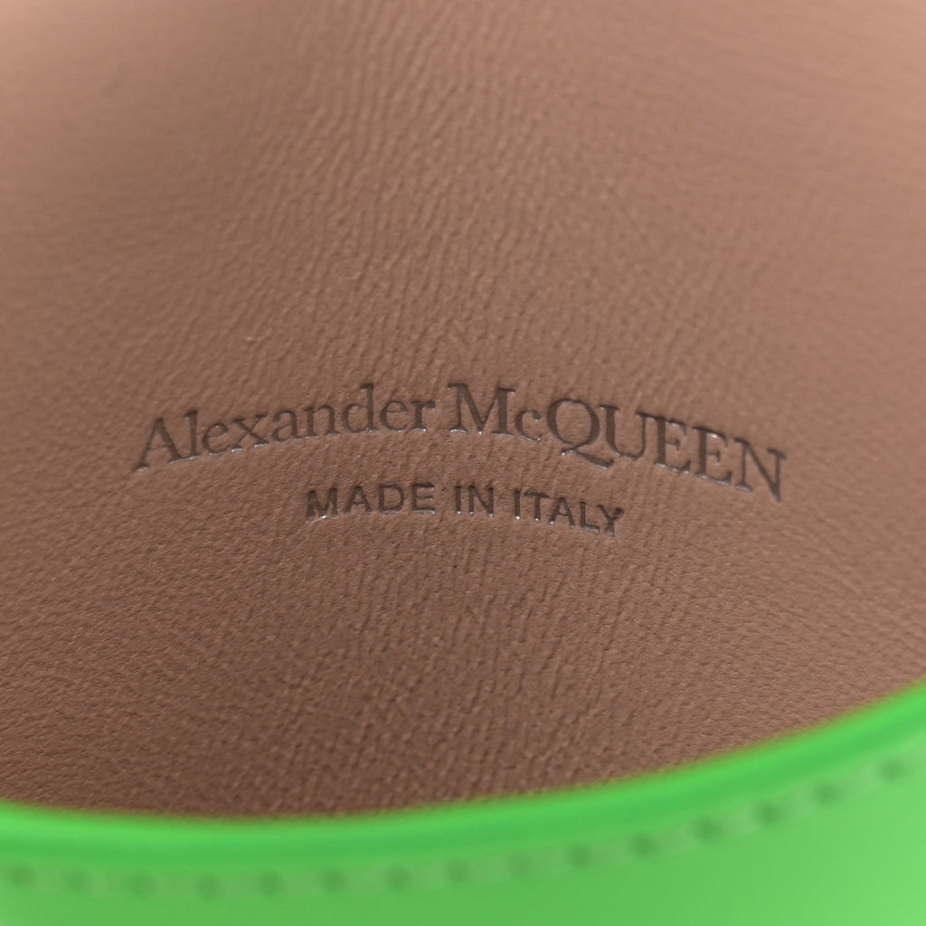 Calfskin The Curve Micro Crossbody Pouch Bag Kelly Green