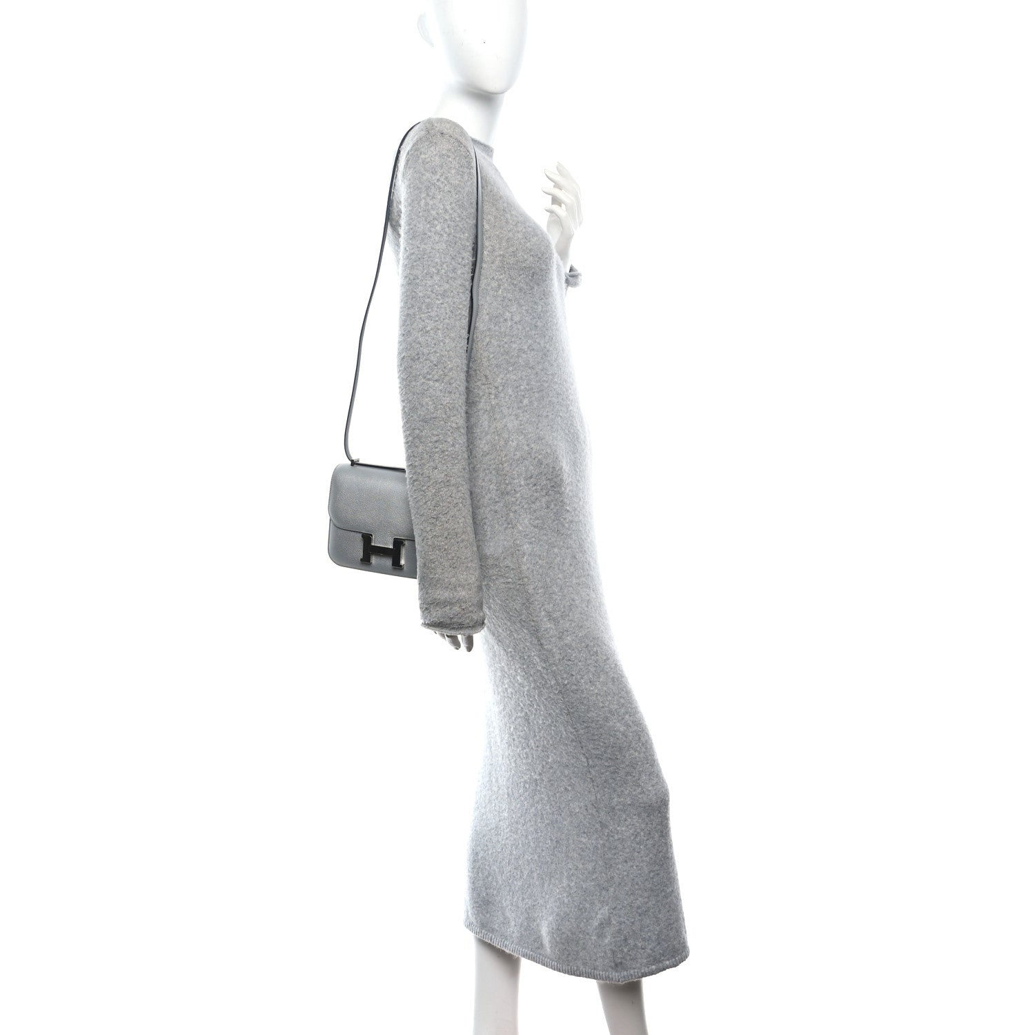 Metallic Chevre Chamkilight Constance 18 Argent