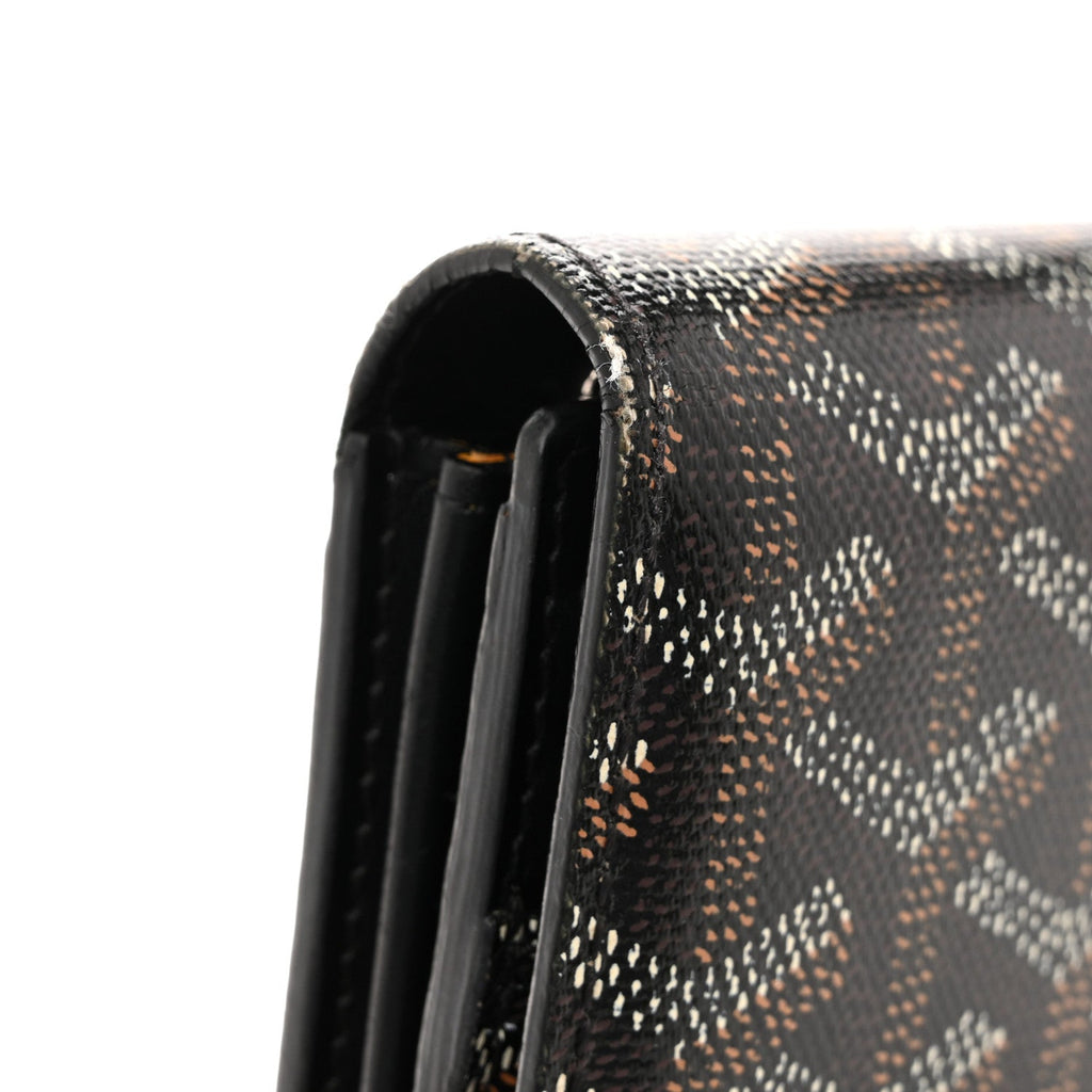 Goyardine Varenne Long Wallet Black