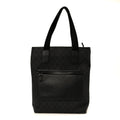 Denim Monogram Tote Bag Black