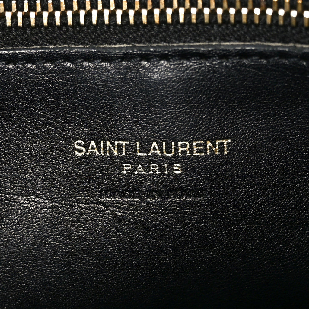 Calfskin Monogram Baby Cabas Black