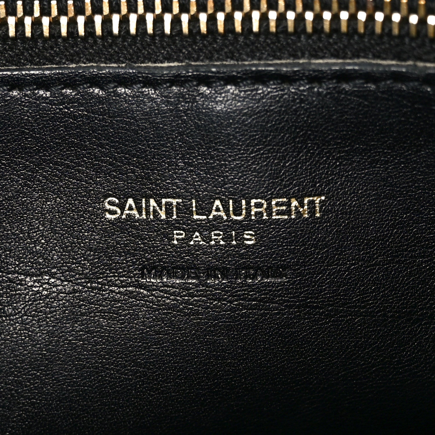 Calfskin Monogram Baby Cabas Black
