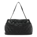 Caviar Quilted CC Timeless Soft Tote Black