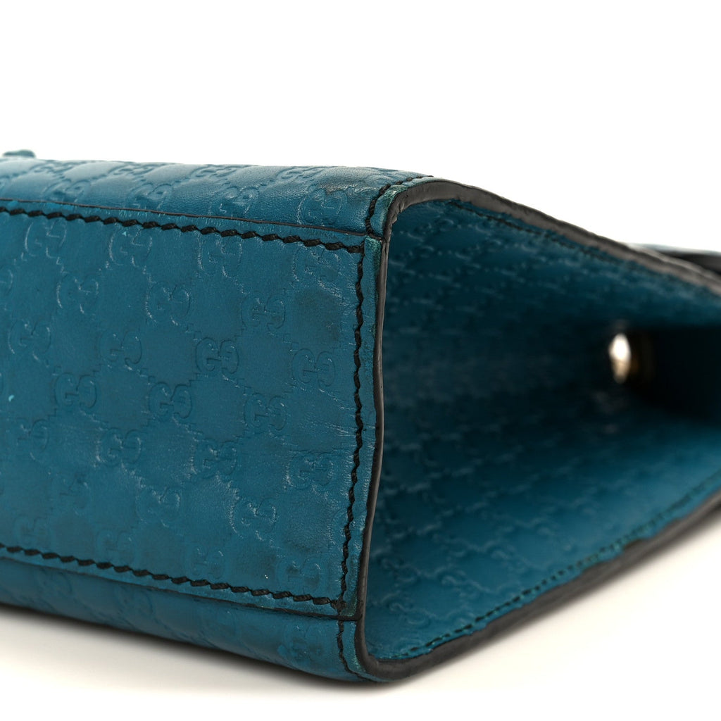 Soft Microguccissima Medium Emily Chain Shoulder Bag Deep Cobalt