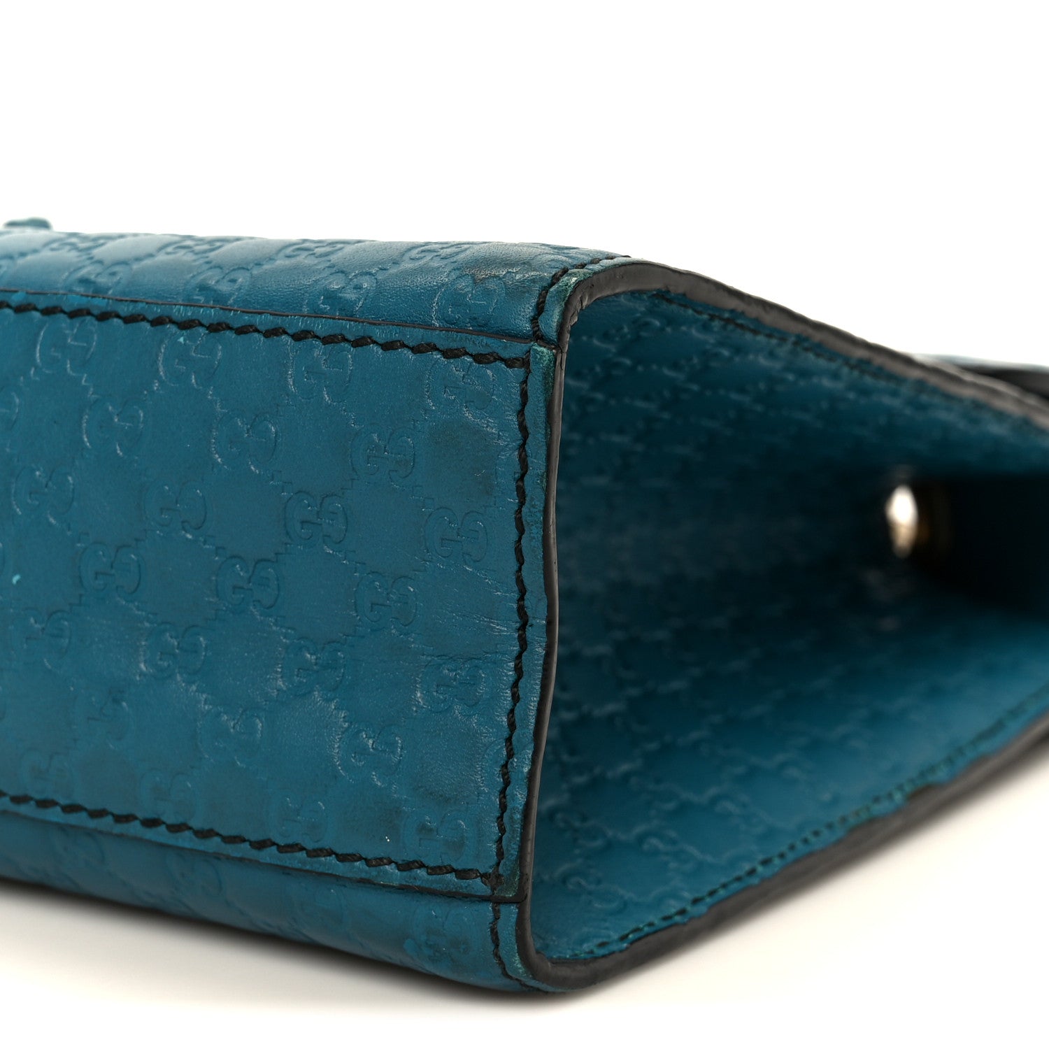 Soft Microguccissima Medium Emily Chain Shoulder Bag Deep Cobalt