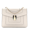 Calfskin Small Serpenti Forever Crossbody Bag White Agate