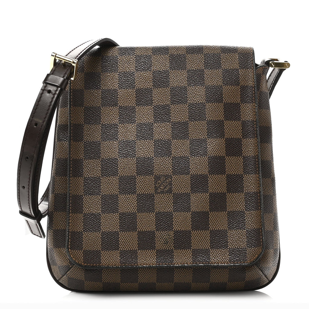 Damier Ebene Musette Salsa Long Strap
