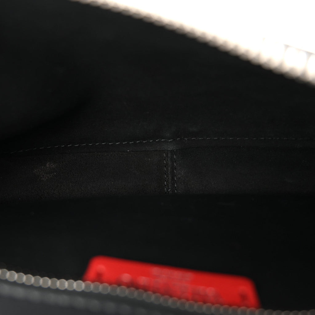 Calfskin VLTN Belt Bag Black White
