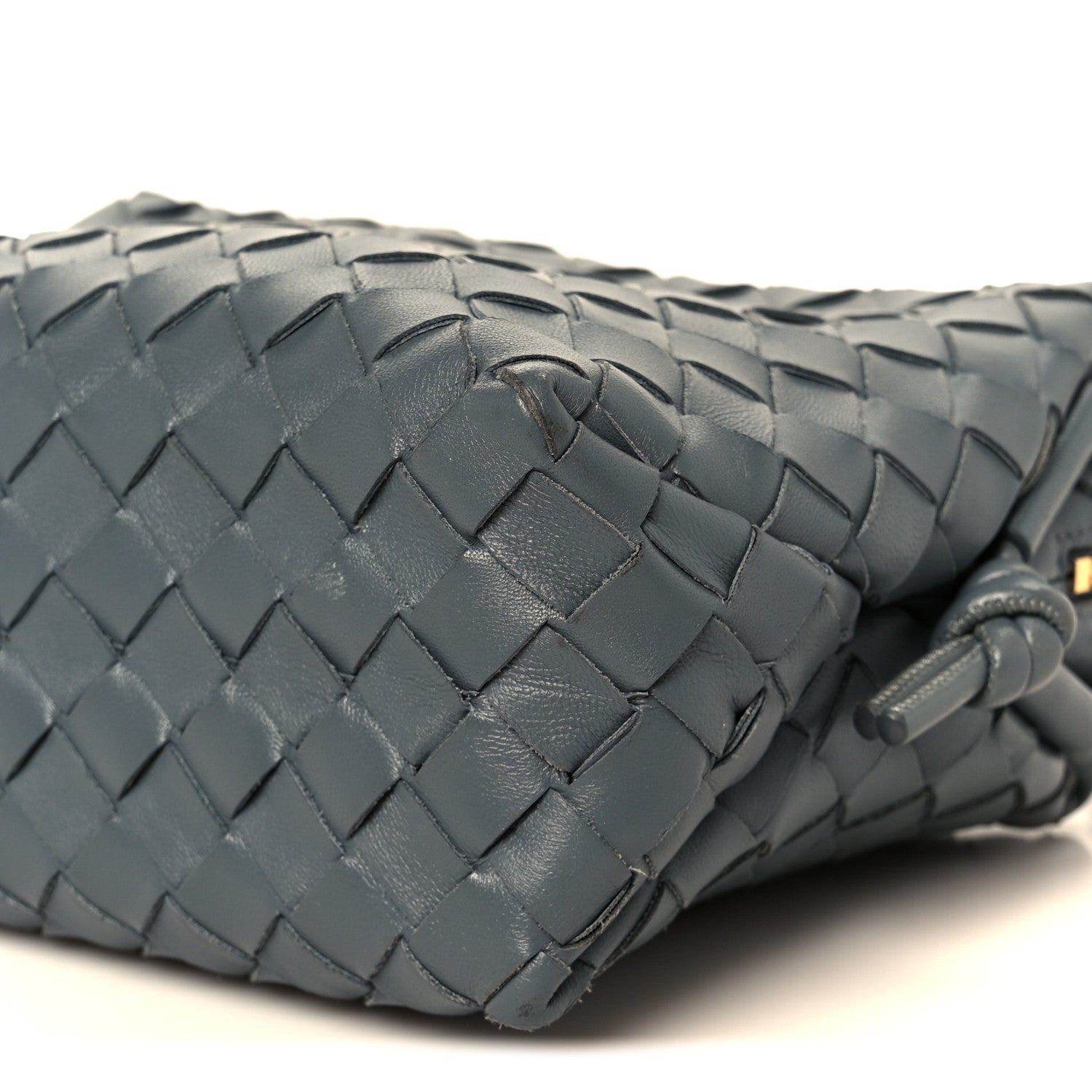 Nappa Intrecciato Small Loop Camera Bag Thunder