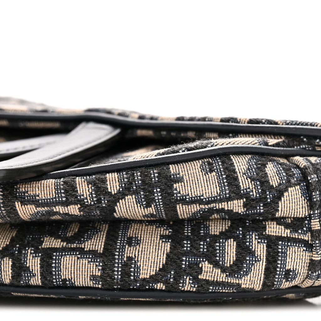 Oblique Mini Saddle Bag Blue