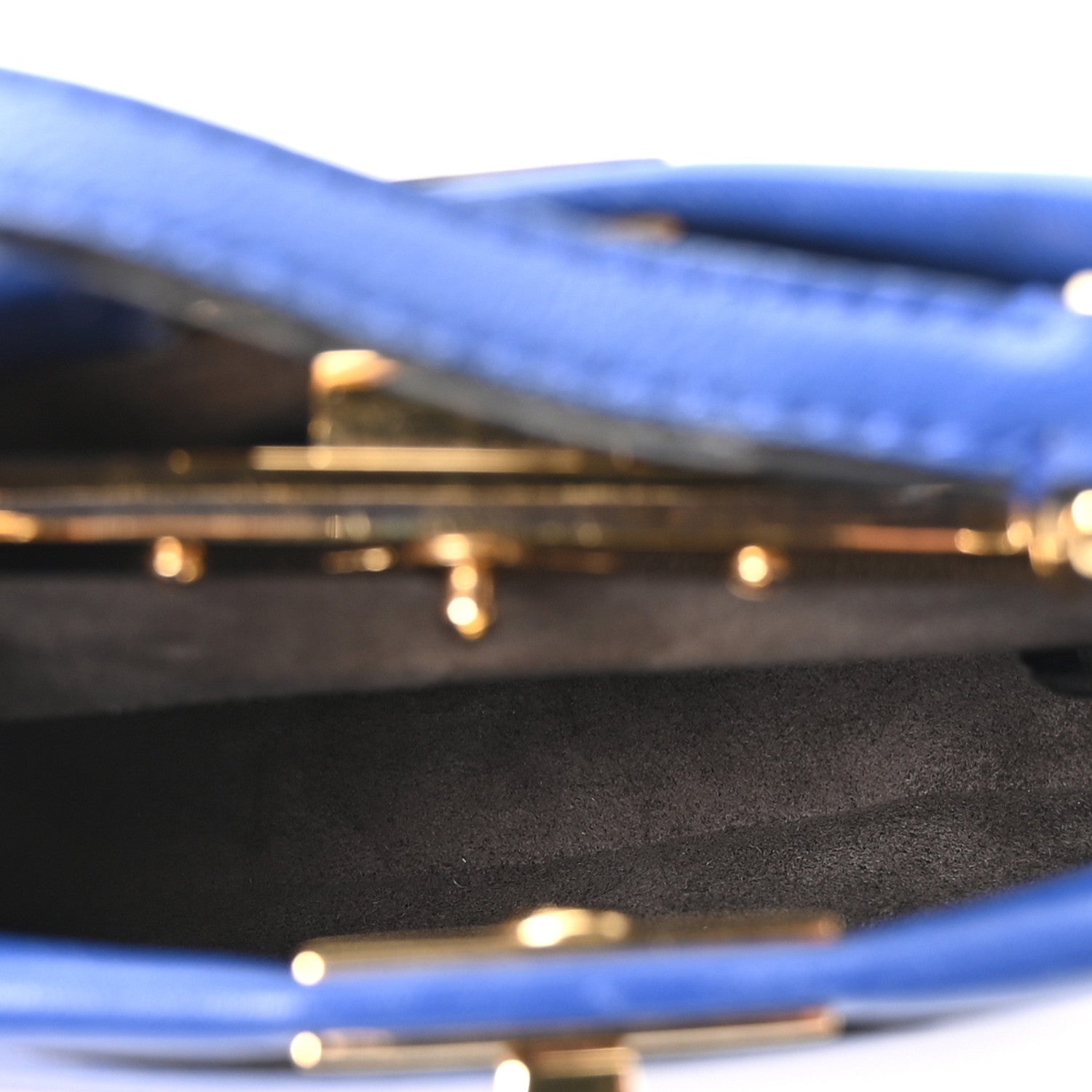 Nappa Micro Peekaboo Iconic Satchel Bleuette