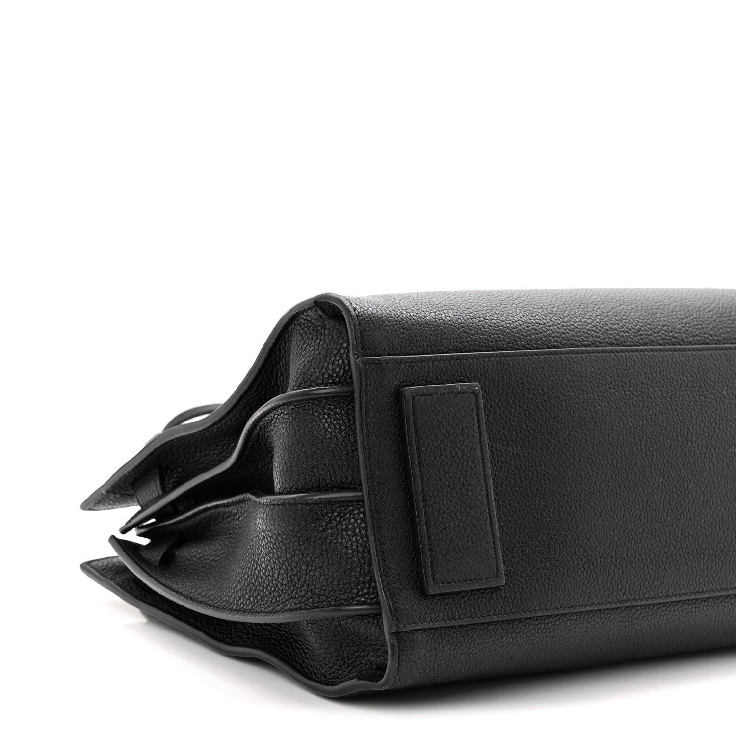 Grained Calfskin Small Supple Sac De Jour Black
