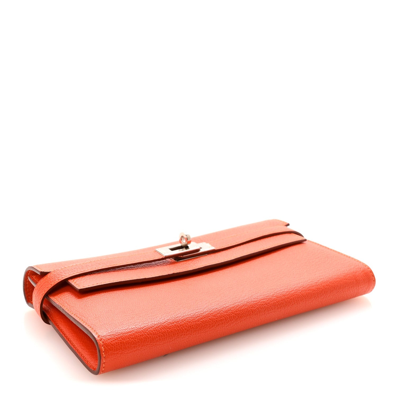 Chevre Mysore Kelly Longue Wallet Feu