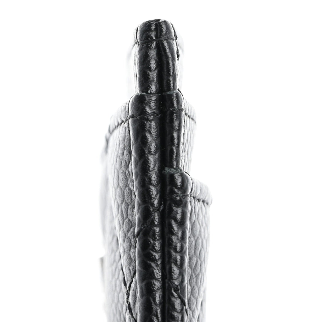 Caviar Quilted  Holder Black
