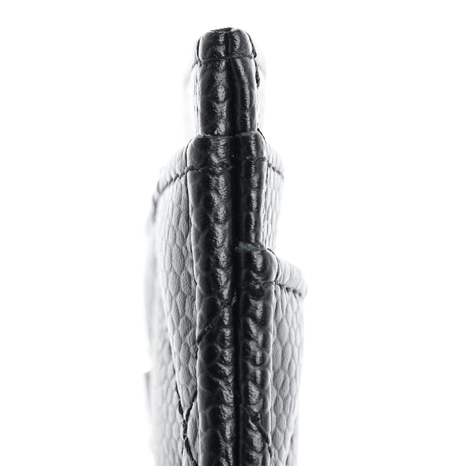 Caviar Quilted  Holder Black