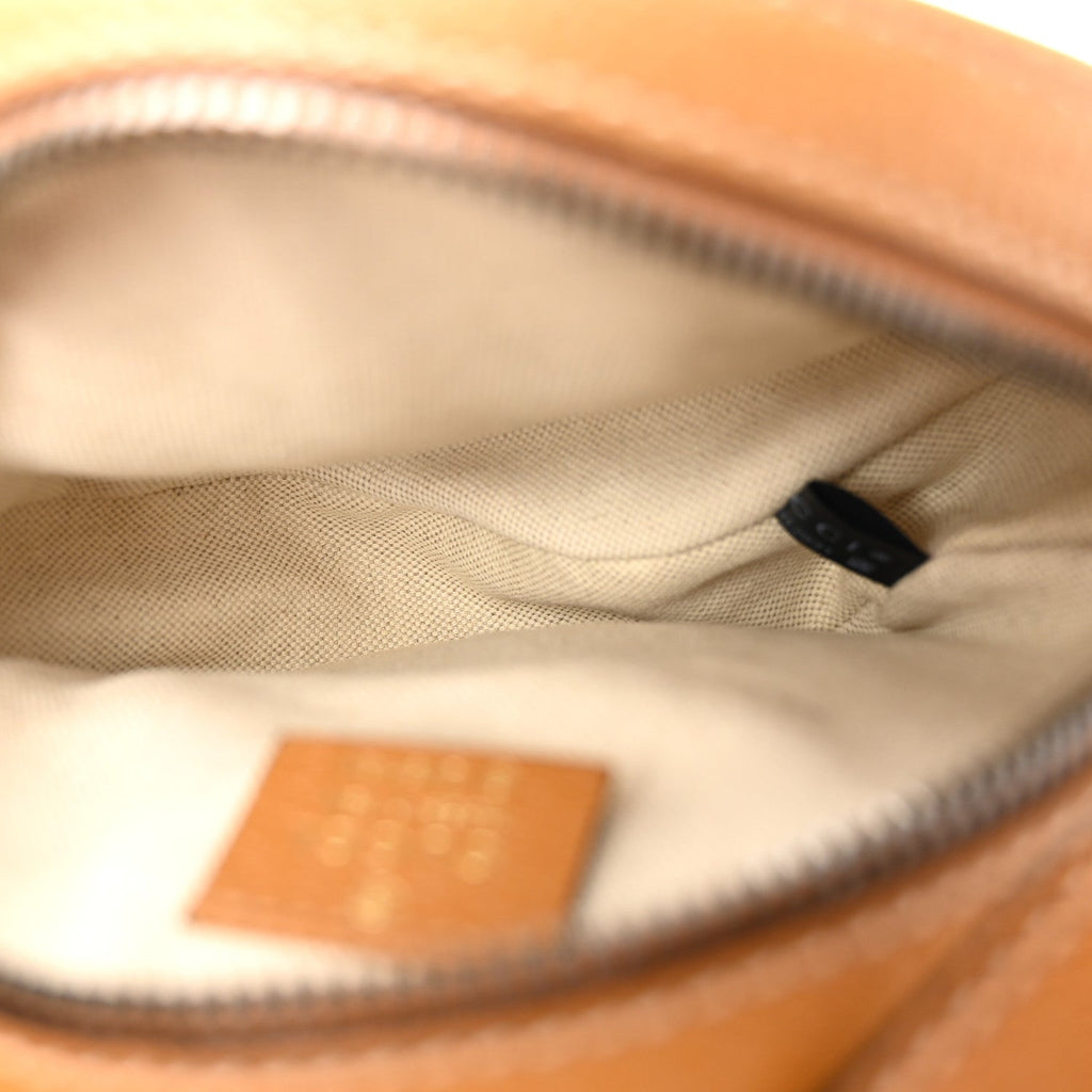X DISNEY Mini Vintage GG Supreme Monogram Mickey Mouse Round Shoulder Bag Beige Vintage Sun Oil