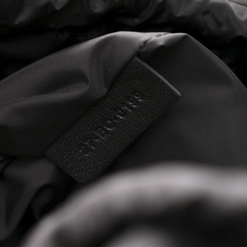 Nylon Saddle Backpack Black